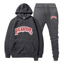 Load image into Gallery viewer, fashion brand Backwoods Men's Set Fleece Hoodie Pant Thick Warm Tracksuit Sportswear Hooded Track Suits Male Sweatsuit Tracksuit