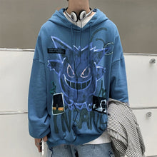 Load image into Gallery viewer, Autumn Winter New Devil Hoodie Men Fashion Casual Hoodies Loose Fleece Hip Hop Streetwear Men's Sweatshirt Anime Clothes