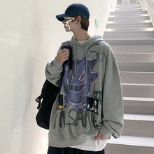 Load image into Gallery viewer, Autumn Winter New Devil Hoodie Men Fashion Casual Hoodies Loose Fleece Hip Hop Streetwear Men's Sweatshirt Anime Clothes