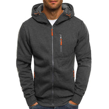 Load image into Gallery viewer, Covrlge Spring Men's Jackets Hooded Coats Casual Zipper Sweatshirts Male Tracksuit Fashion Jacket Mens Clothing Outerwear MWW148
