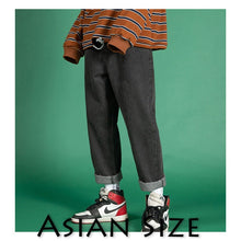 Load image into Gallery viewer, Privathinker Men Streetwear Blue Jeans 2020 Women Black Jeans Korean Fashions Harem Pants Male Denim Pants OverSize
