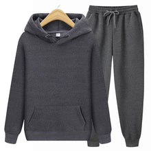 Load image into Gallery viewer, Men's Sets Hoodies+Pants Autumn Winter Hooded Sweatshirt Sweatpants Fashion Slim Fit Men Set Hoodie Pant Hip Hop Pullover Hoody
