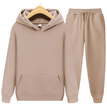 Load image into Gallery viewer, Men's Sets Hoodies+Pants Autumn Winter Hooded Sweatshirt Sweatpants Fashion Slim Fit Men Set Hoodie Pant Hip Hop Pullover Hoody
