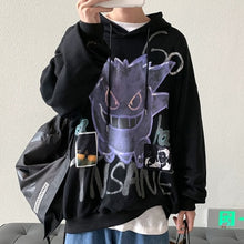 Load image into Gallery viewer, Autumn Winter New Devil Hoodie Men Fashion Casual Hoodies Loose Fleece Hip Hop Streetwear Men's Sweatshirt Anime Clothes
