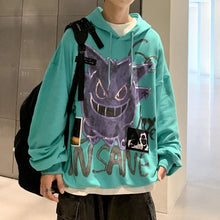 Load image into Gallery viewer, Autumn Winter New Devil Hoodie Men Fashion Casual Hoodies Loose Fleece Hip Hop Streetwear Men's Sweatshirt Anime Clothes
